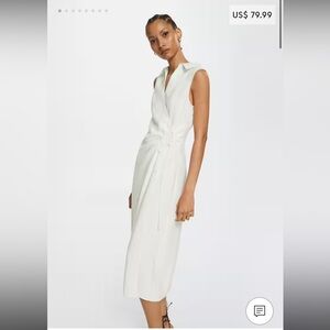 Mango Wrap Dress Size Large